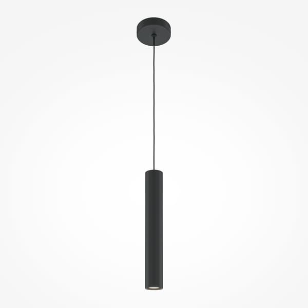 Maytoni PRO FOCUS moderne sort kort rør pendel 1xGU10 6W