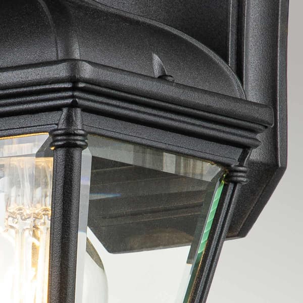 Utomhusvägglampa svart E27 60W Bayview Elstead
