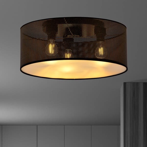Plafon loftlampe Emibig 3xE27 40W ASTON 3 SORT/GULD 1148/3
