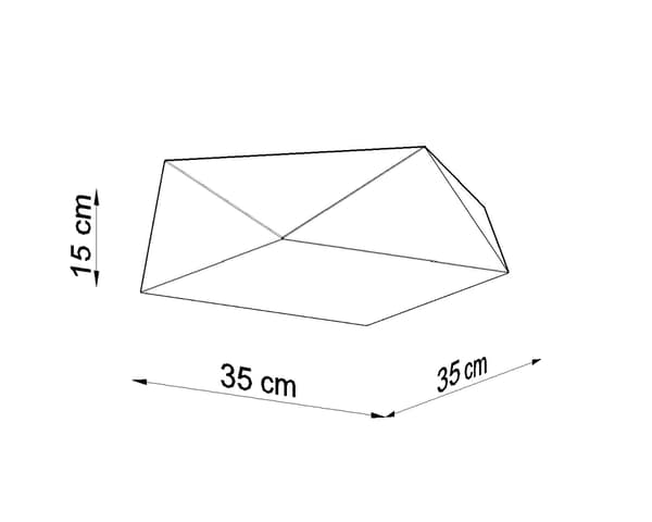 HEXA 35 Cekin Sollux Lighting SL.0691 loftlampe
