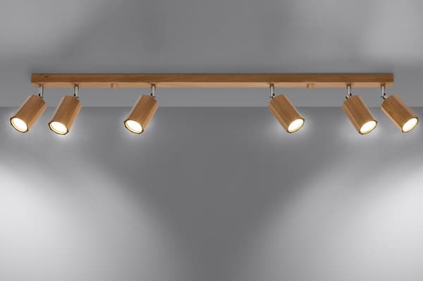 Loftlampe ZEKE 6 eg Sollux Lighting model SL.1032