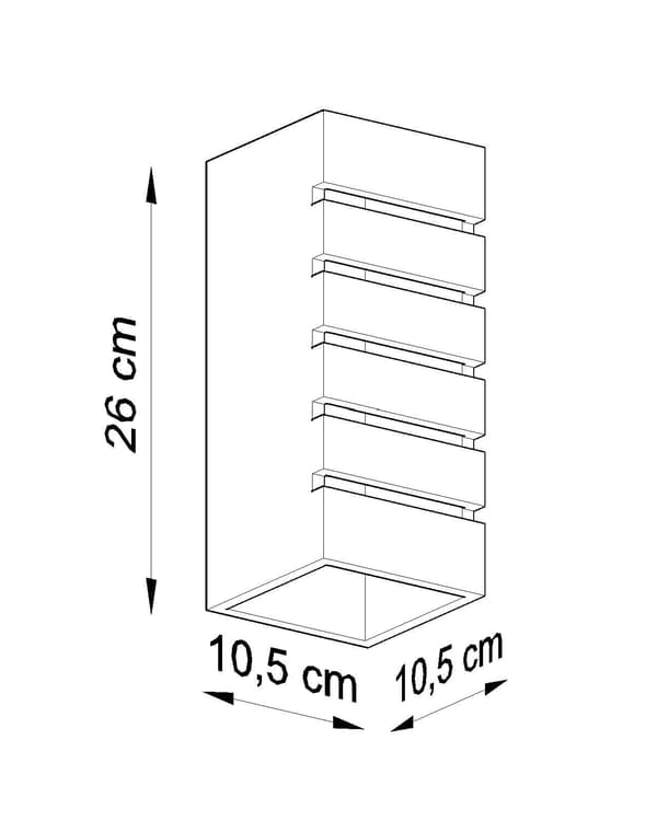 Vägglampa Keramisk SAMIR Sollux Lighting SL.0161
