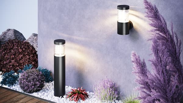 Ulkoseinävalaisin grafiitinharmaa sisäänrakennettu LED 12W Spir Maytoni