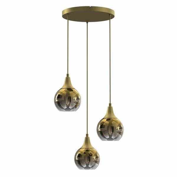 Pendellampe lysekrone Milagro MONTE MLP8403 guld