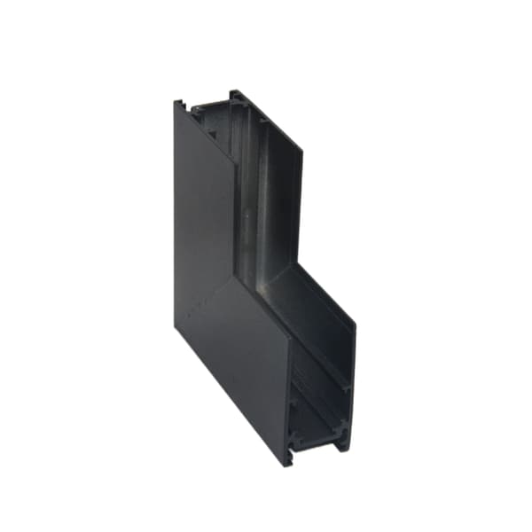 Loft-vægforbindelse til sorte overflademonterede magnetiske skinner Magnetic Track Italux
