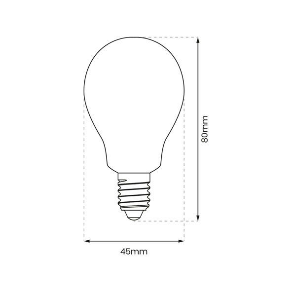 LED-lamppu 5W E14 kylmä valkoinen Eko-Light