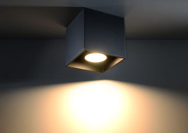 Spot QUAD 1 Sort Sollux Lighting SL.0022
