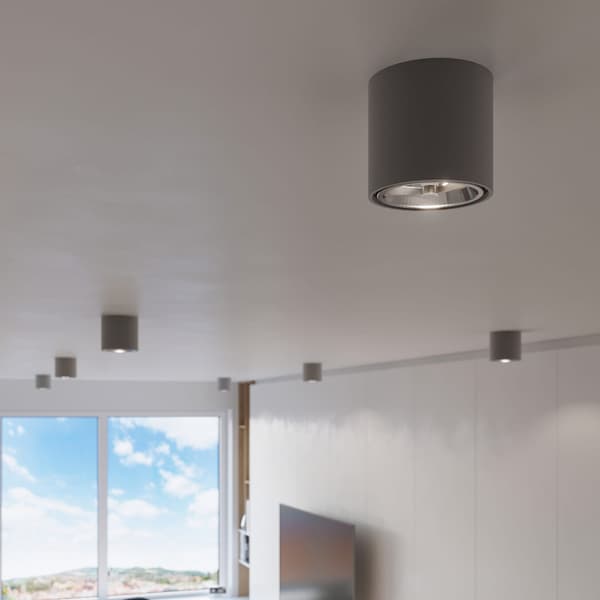 Spot TIUBE harmaa Sollux Lighting SL.0696