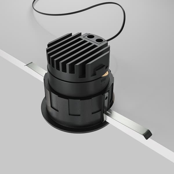Indbygningsspot rund konisk sort LED 10W Wise Maytoni