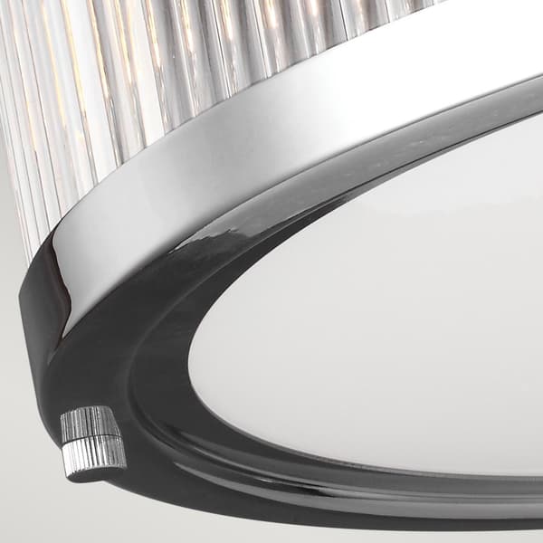 Paulson Feiss Plafond 4xG9 38 cm krom og glas