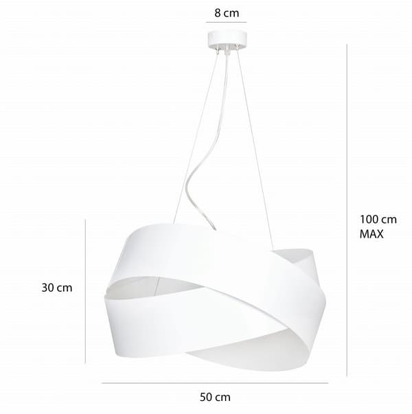 PENDEL Emibig 2xE27 60W VIENO WHITE 512/2