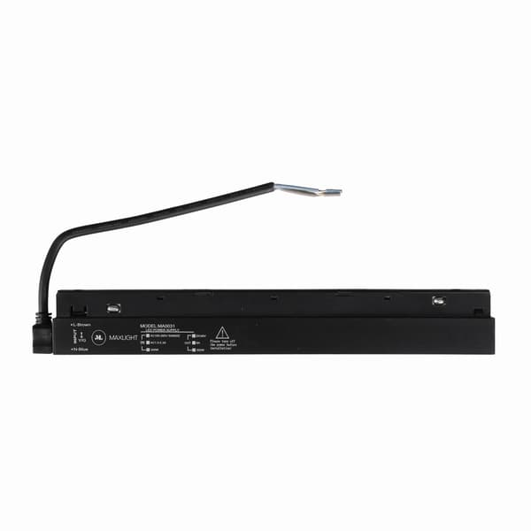 Intern 300W strømforsyning til magnetiske skinner sort Maxlight