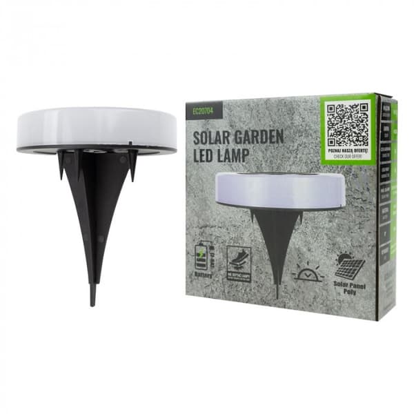 Solar trädgårdslampa med skymningssensor Ecolight EC20704
