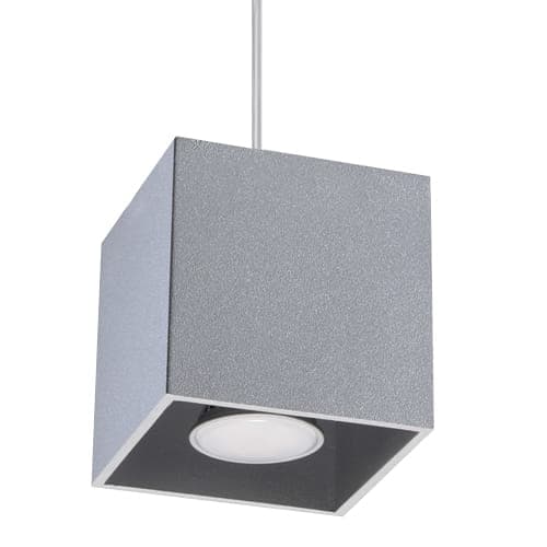 Hänglampa QUAD 1 Grå Sollux Lighting SL.0061