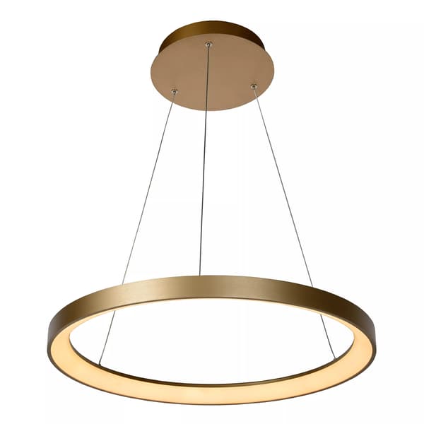 VIDAL LED 48W Lucide guld ring pendel