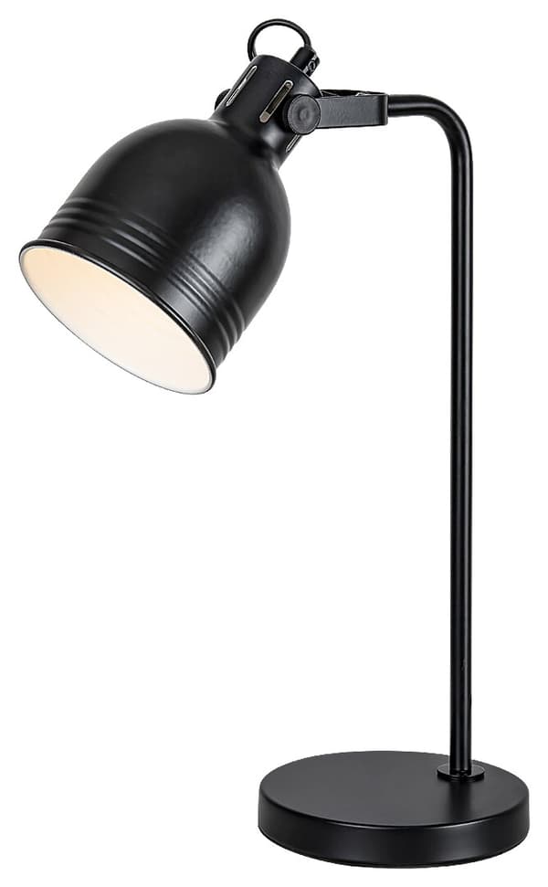 Vintage sort bordlampe E14 Flint 2240 Rabalux