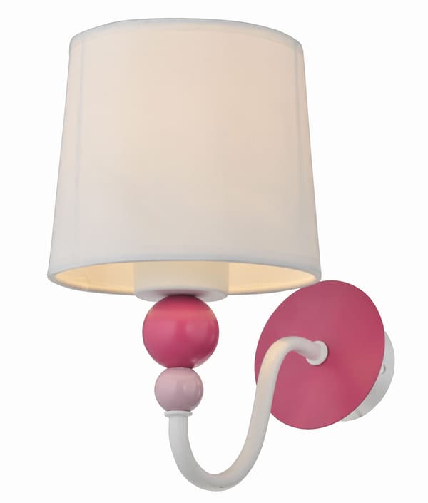 Candellux BEBE 21-39163 seinävalaisin, vaaleanpunainen