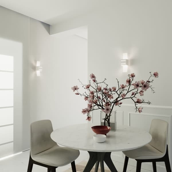 Seinävalaisin LORETO Valkoinen Sollux Lighting SL.0203