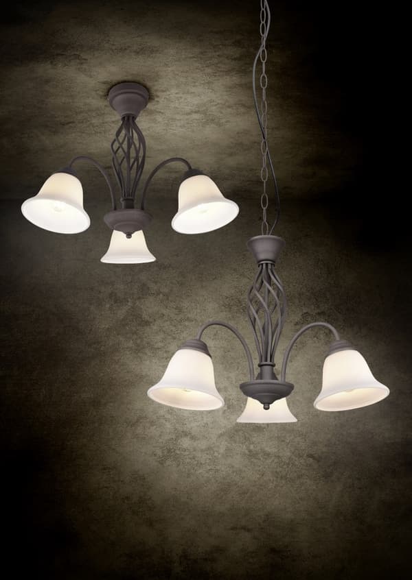 RUSTICA koppar takkrona Trio 101000324