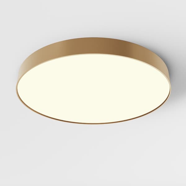 Moderne loftsplafond guld mat rund LED 90W ZON Maytoni Technical