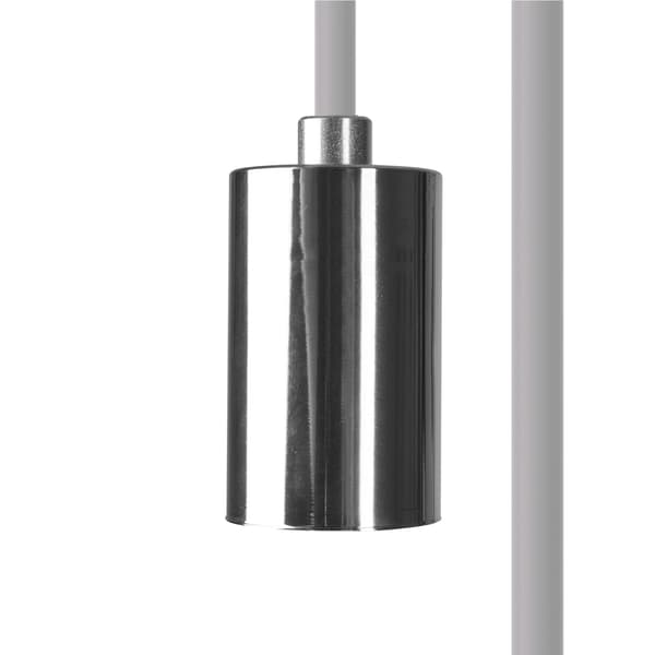 E27 pendelophæng hvid krom 1,5m Nowodvorski CABLE