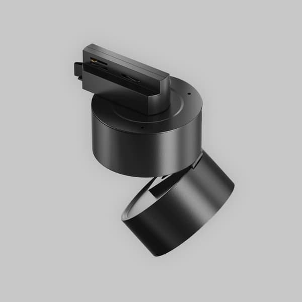 1-vaiheinen musta pyöreä LED-kohdevalaisin 12W 3000K ONDA Maytoni Technical