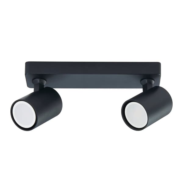Spot Snow 2xGU10 musta LP-731/2W BK Light Prestige
