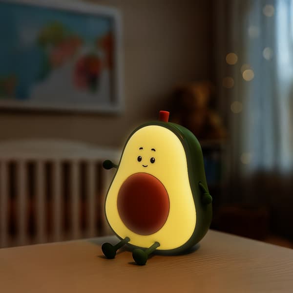 LED natlampe 1W til børneværelset trådløs AVOCADO Milagro