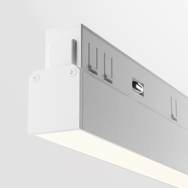 Vit linjär LED-spårlampa 24W BASIS Maytoni Technical