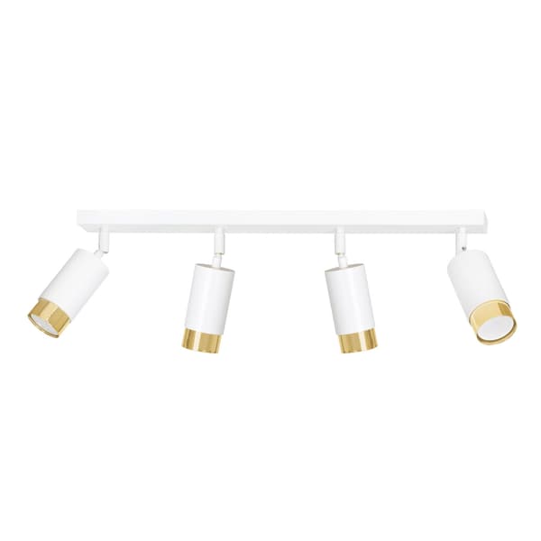 LOFTLAMPE Emibig 4xGU10 30W HIRO 4 WH/GOLD 963/4
