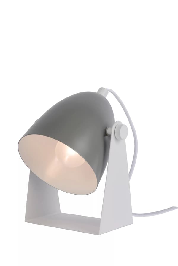 Bordslampa grå vit spotlight E14 Chago Lucide