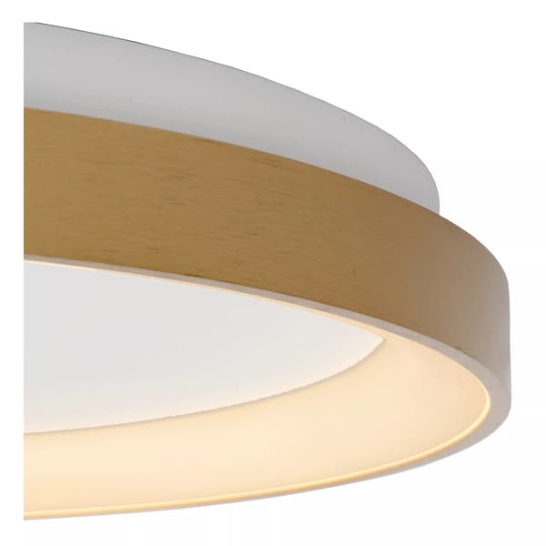 Loftlampe 48 cm LED 38W guld rund VIDAL Lucide