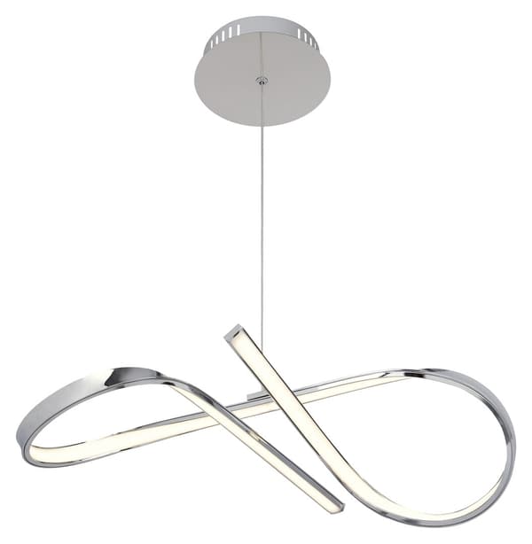 LED-krona 20W kromfärg 2188 Aniela Rabalux