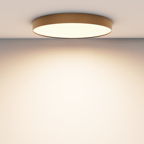Moderne loftsplafond guld mat rund LED 90W ZON Maytoni Technical