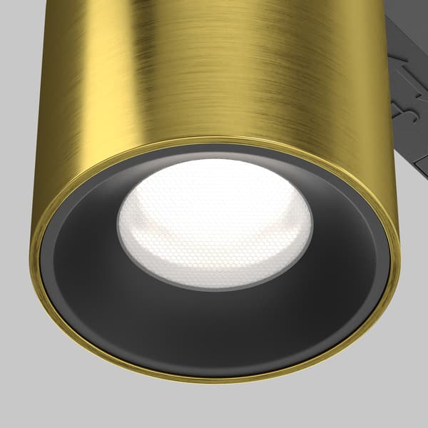 Magnetisk skinnespot guld-sort rund LED 7W ALFA S Maytoni Technical