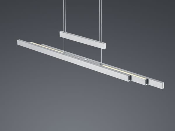 LED lysekrone TRAJAN sølv Trio 375310507