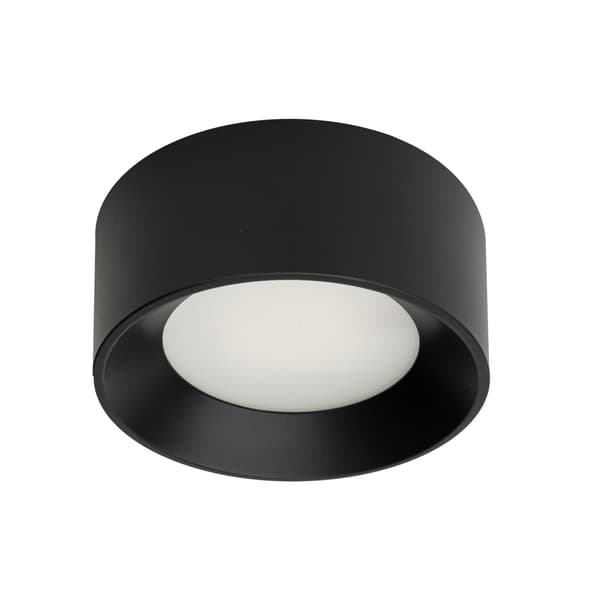 Moderne sort rund LED loftspot 28W Sirius Italux