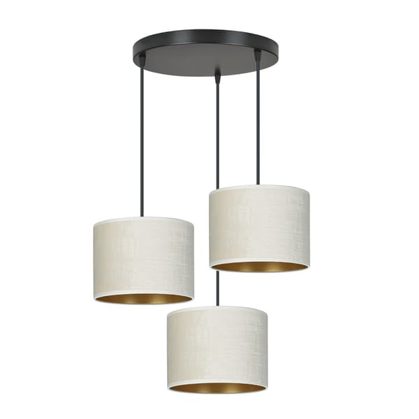 Ljuskrona Emibig 3xE27 60W HILDE 3 BL PREMIUM WHITE 1052/3PREM
