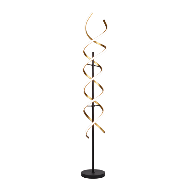 LED-golvlampa SEQUENCE guld Trio 441810208