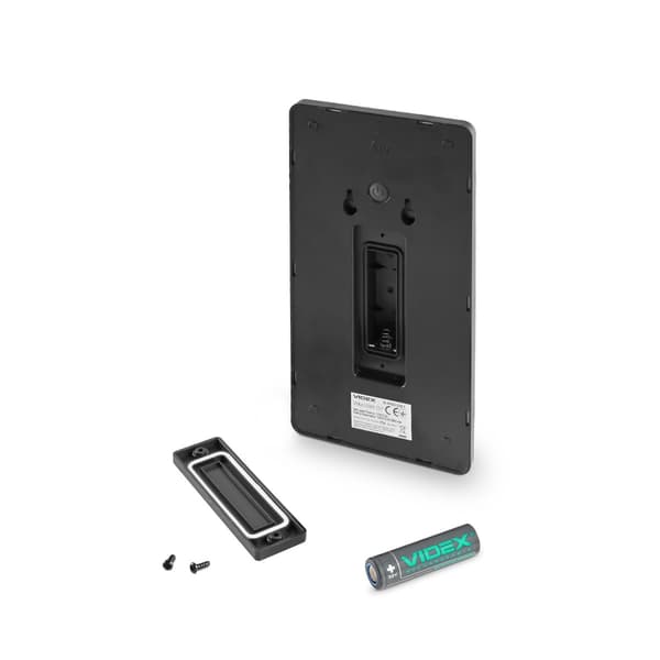 Vit solcellsvägglampa LED med rörelsesensor 500lm IP54 BHSO Videx