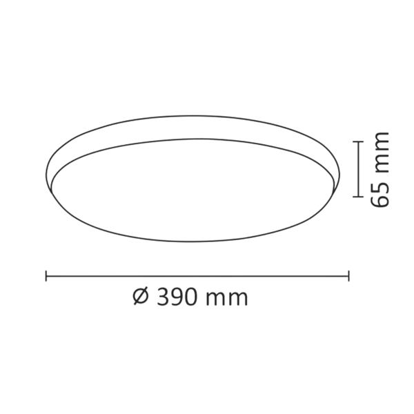 LED loftlampe 40 4000K ROMA 318978 Polux