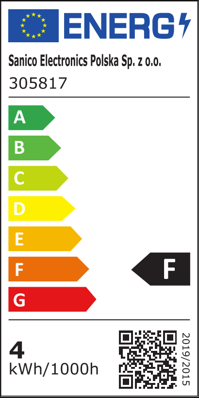 LED-filamenttilamppu G45 E27 400lm Platinum 305817 Polux
