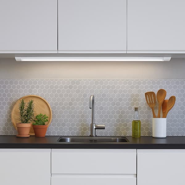 Köksskåpslampa vit rektangulär vit LED 36W Batten light2 Rabalux