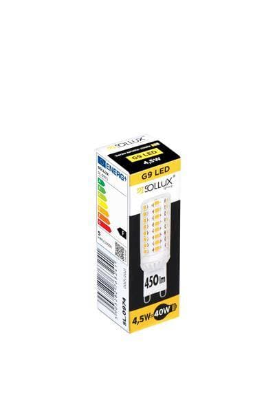 LED-lamppu G9 4,5W lämmin Sollux Lighting SL.0974