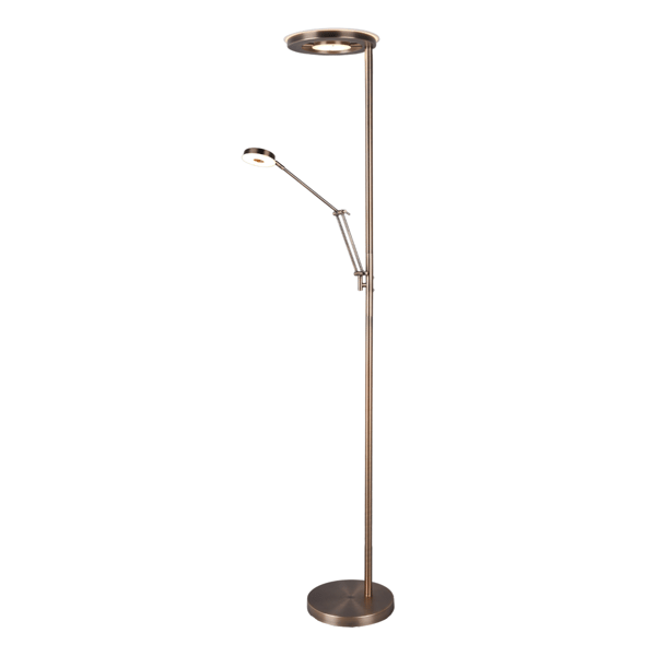 BARRIE LED gulvlampe guld Trio 424210304