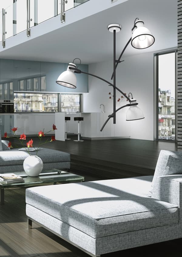 Candellux ZUMBA 33-72061 sort loftlampe