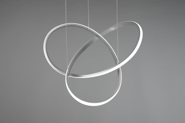LED-riippuvalaisin COURSE hopea RL R32051407