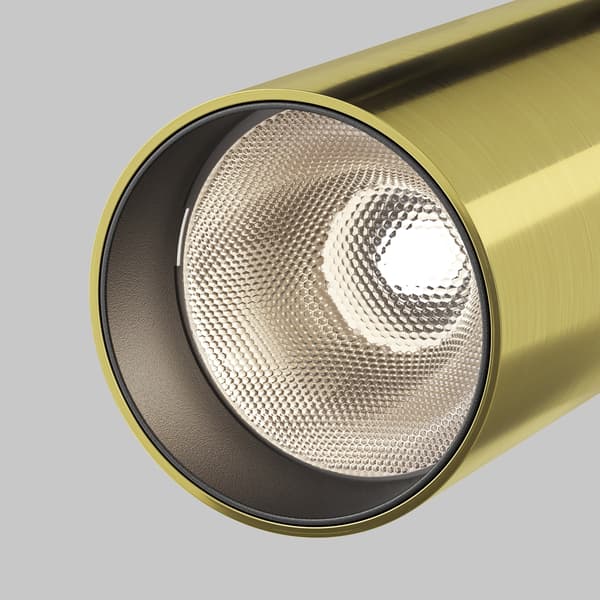 Rörlig takspotlight mässing LED 12W FOCUS LED Maytoni