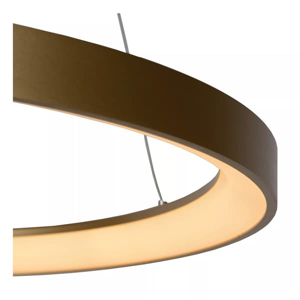 VIDAL LED 48W Lucide guld ring pendel