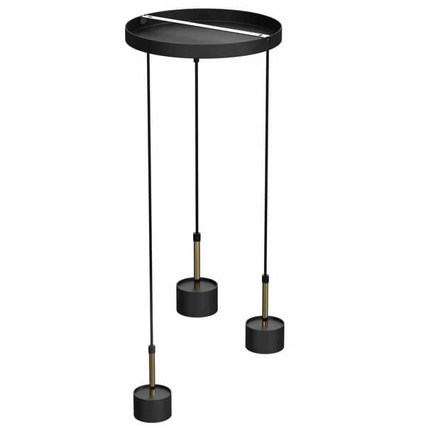 Milagro ARENA MLP7762 pendel lysekrone sort / guld